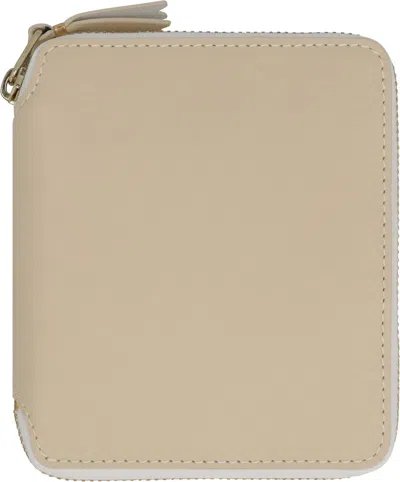 Comme Des Garçons Leather Wallet In Brown