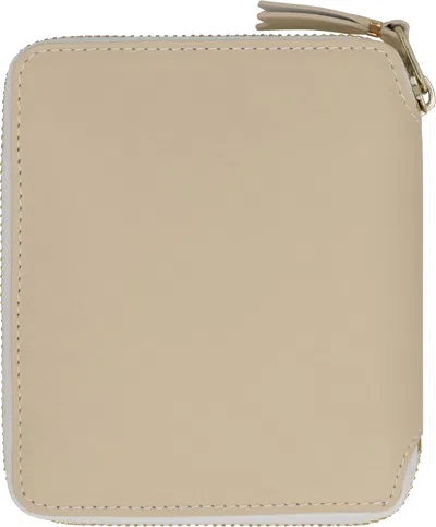 Comme Des Garçons Leather Wallet In Brown