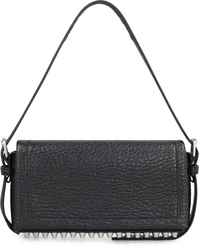 Alexander Wang Ricco Slim Flap Bag In Black