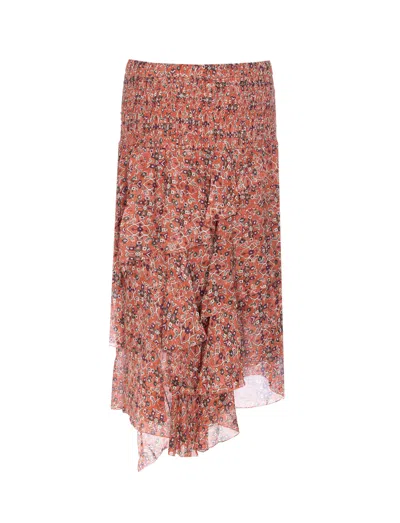 Isabel Marant Étoile Isabel Marant Etoile Multicolour Viscose Skirts In Red