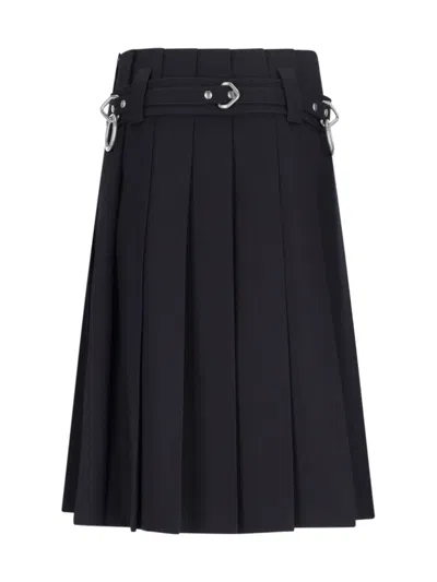 Prada Midi Skirt In Blue