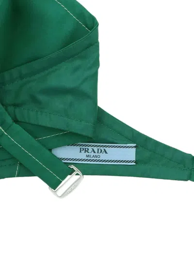 Prada Bra Top In Green