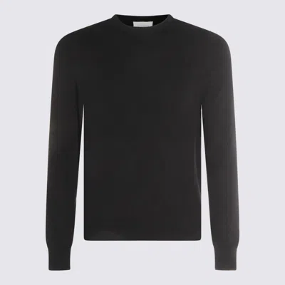 Malo Black Cashmere Crewneck Pullover In Black