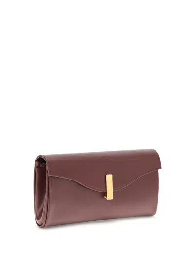 Giuseppe Zanotti Flutie Clutch Bag In Brown