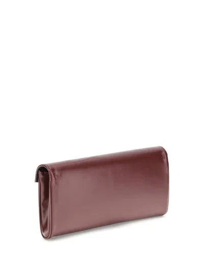 Giuseppe Zanotti Flutie Clutch Bag In Brown
