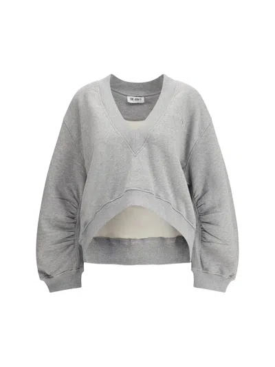Attico Sweatshirt In Gray