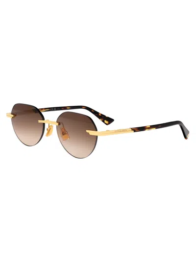 Bottega Veneta Bv1379s Sunglasses In Gold
