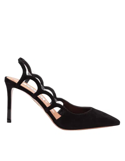 Aquazzura Love Forever Sandale 85 In Black