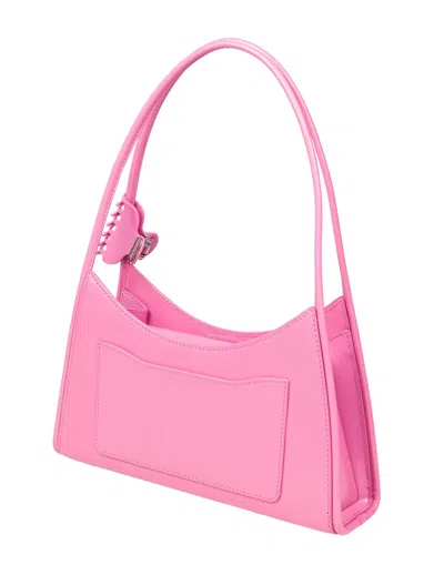 Marc Jacobs The Claw Clip Shoulder Bag In Brushed Leather Color Pink In Pink