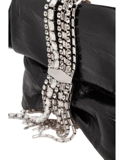 Jimmy Choo Clutch Bag In Metallic Leather With A Vintage Effect In Multi