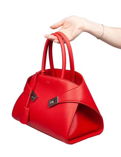 Ferragamo Medium Hug Handbag In Red