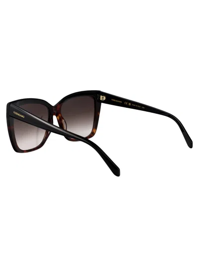 Ferragamo Sf1102s Sunglasses In Brown
