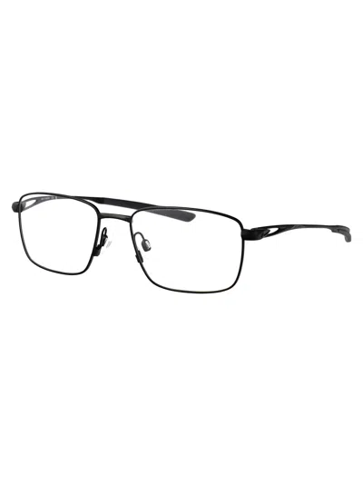 Nike Satin Gunmetal Titanium Glasses In Black