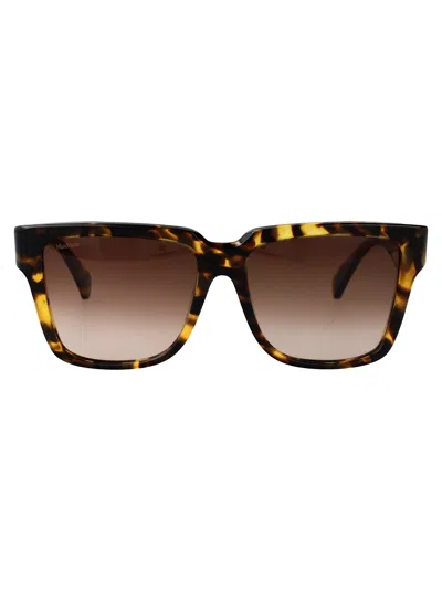 Max Mara Glimpse2 Sunglasses In Brown