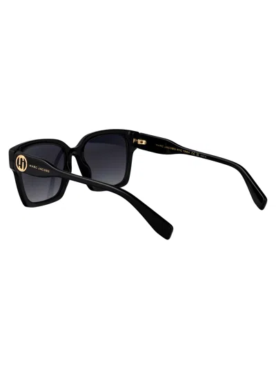 Marc Jacobs Acetate Square Sunglasses In Black