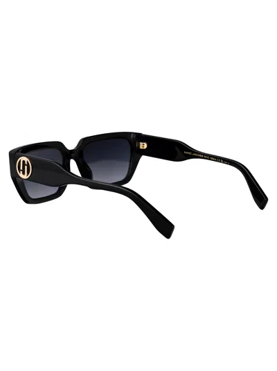 Marc Jacobs Square-frame Sunglasses In Black