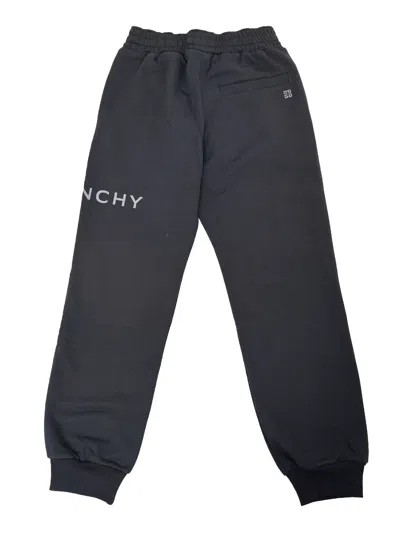Givenchy Fleece Trousers, 85% Organic Cotton 15% Polyester, Elasticated Waist With Drawstring,  Print In Blue