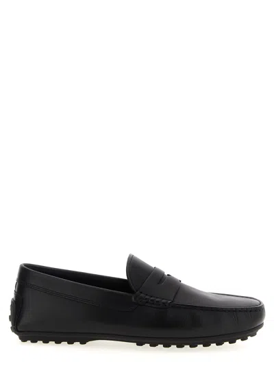 Tod's 'city Gommino' Loafers In Black