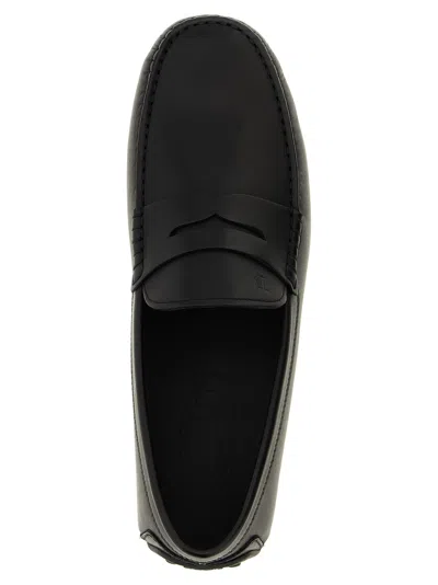 Tod's 'city Gommino' Loafers In Black