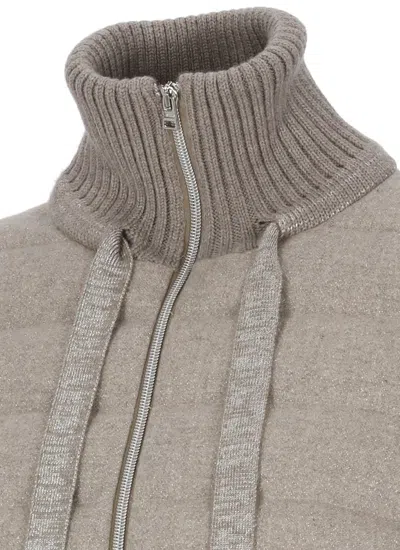 Herno Powder Polyamide Jackets In Gray