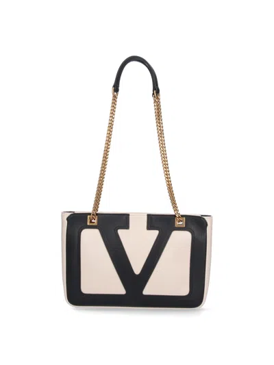 Valentino Viva Superstar Small Tote Bag In Neutral