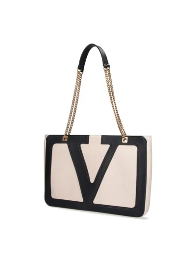 Valentino Viva Superstar Small Tote Bag In Neutral