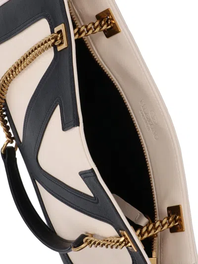 Valentino Viva Superstar Small Tote Bag In Neutral