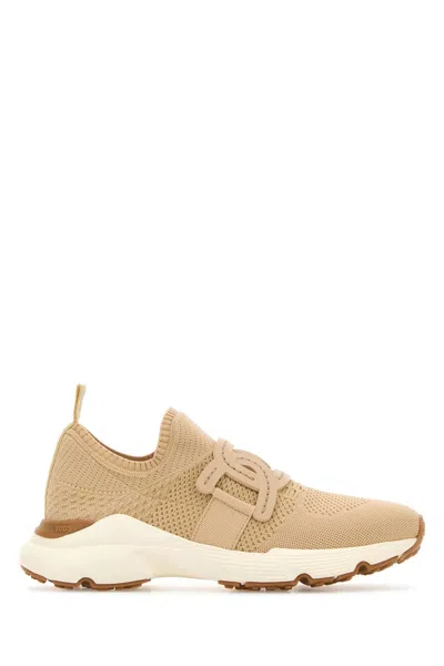 Tod's 'kate' Sneakers Technical Fabric In Neutral