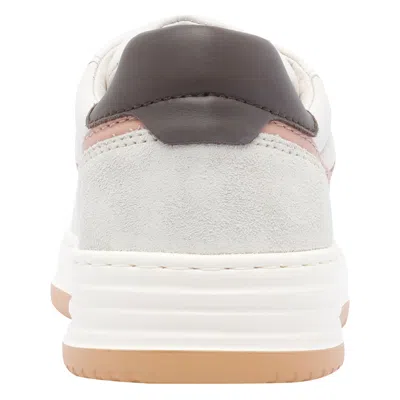 Hogan Sneakers With Perforated Toe Box And Contrasting Accents In Pink