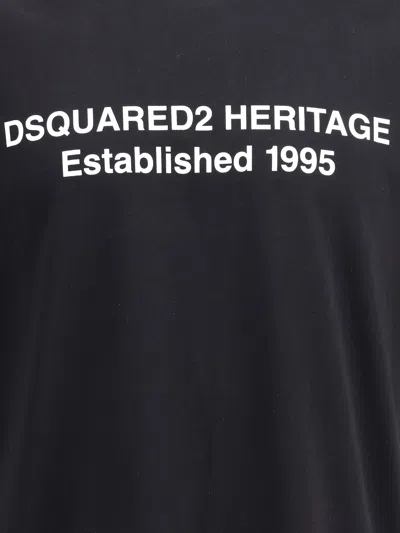Dsquared2 Oversized Signature T-shirt In Black