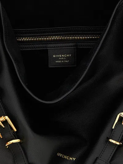 Givenchy Women Voyou Nano Bag In Polished Leather In Black