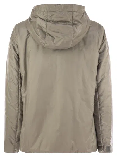 Max Mara The Cube Greenh Casual Jackets And Parka Gray In White