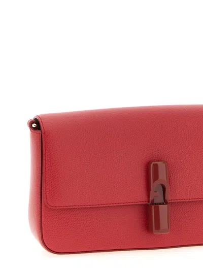 Furla Iride Small Red Leather Crossbody Bag In Red