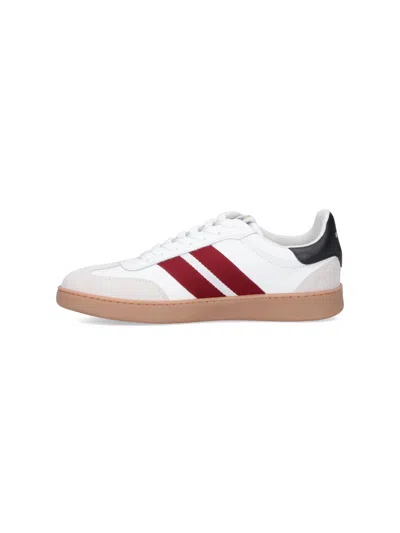Bally Multicolor Leather Roget Sneakers In White