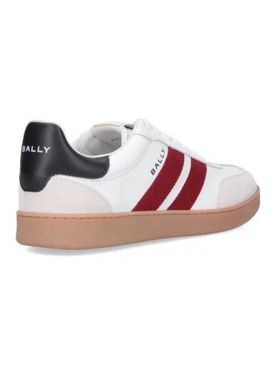 Bally Multicolor Leather Roget Sneakers In White