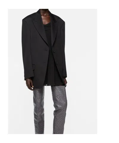 Acne Studios High-neck Zip-up Jacket In Black