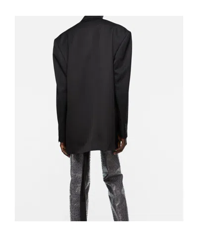 Acne Studios High-neck Zip-up Jacket In Black