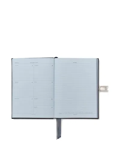 Smythson 2024 Soho Weekly Diary With Slide In Mara In Navy