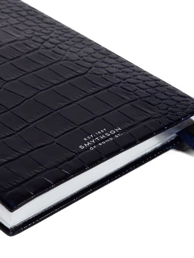 Smythson 2024 Soho Weekly Diary With Slide In Mara In Navy