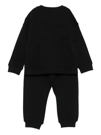 Moschino Logo Tracksuit In Black