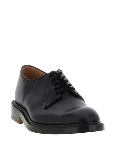 Tricker's Lace-up Business Dress Shoes In Black