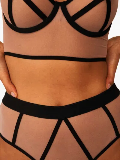 Undress Code In The Clouds Balconette Bra In Neutral