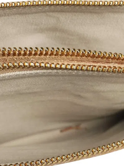 Il Bisonte Double-zip Leather Clutch In Pattern