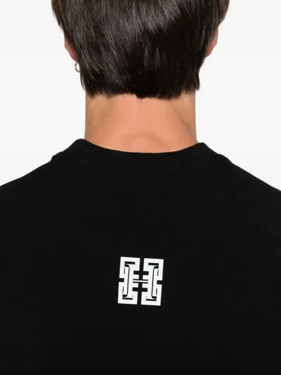 Hamza Face-print T-shirt In Black
