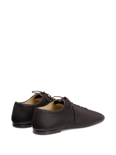 Lemaire Brown Souris Flat Classic Derbys In Brown