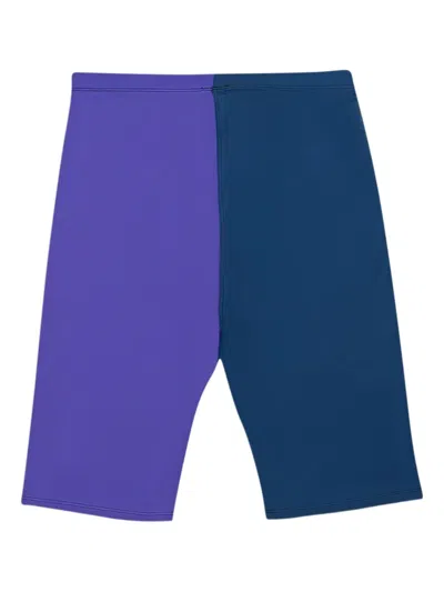 Callipygian Elasticated Waist Shorts In Blue