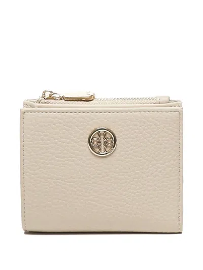 LOGO标牌顶置拉链钱包