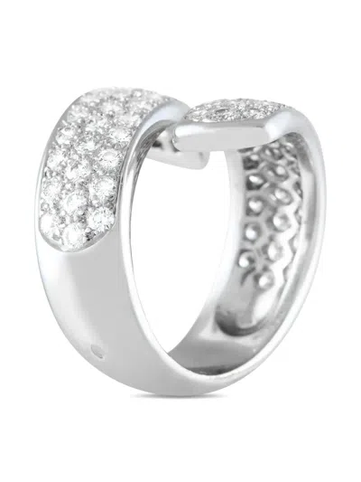 Pre-owned Van Cleef & Arpels  18k White Gold Diamond Ring