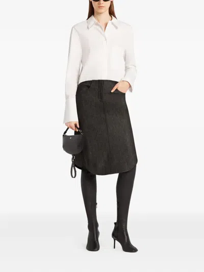 Courrèges Button-up Shirt In White