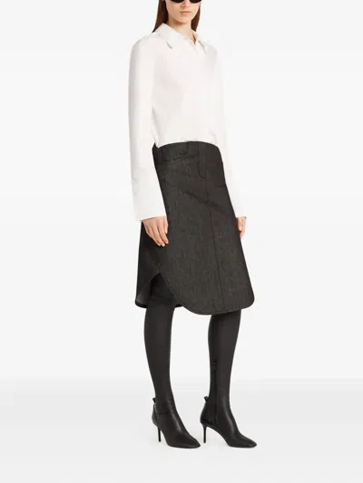 Courrèges Button-up Shirt In White